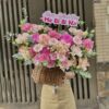 Giỏ Hoa Tươi   Đong Đầy Hạnh Phúc   GH02