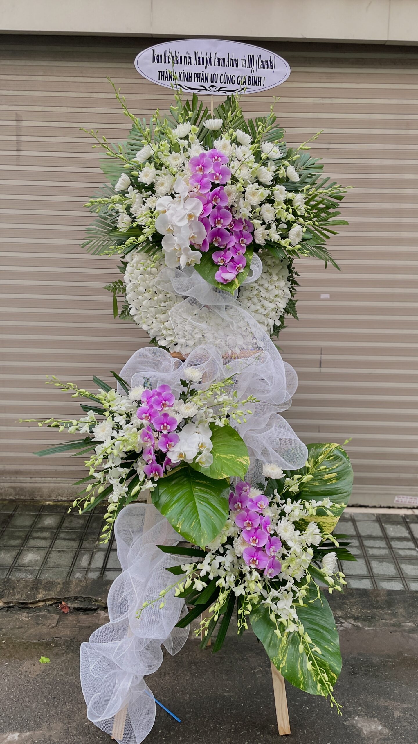 Kệ hoa chia buồn - Vô Cùng Thương Tiếc - CB06 1 Kệ Hoa Chia Buồn Vô Cùng Thương Tiếc CB06