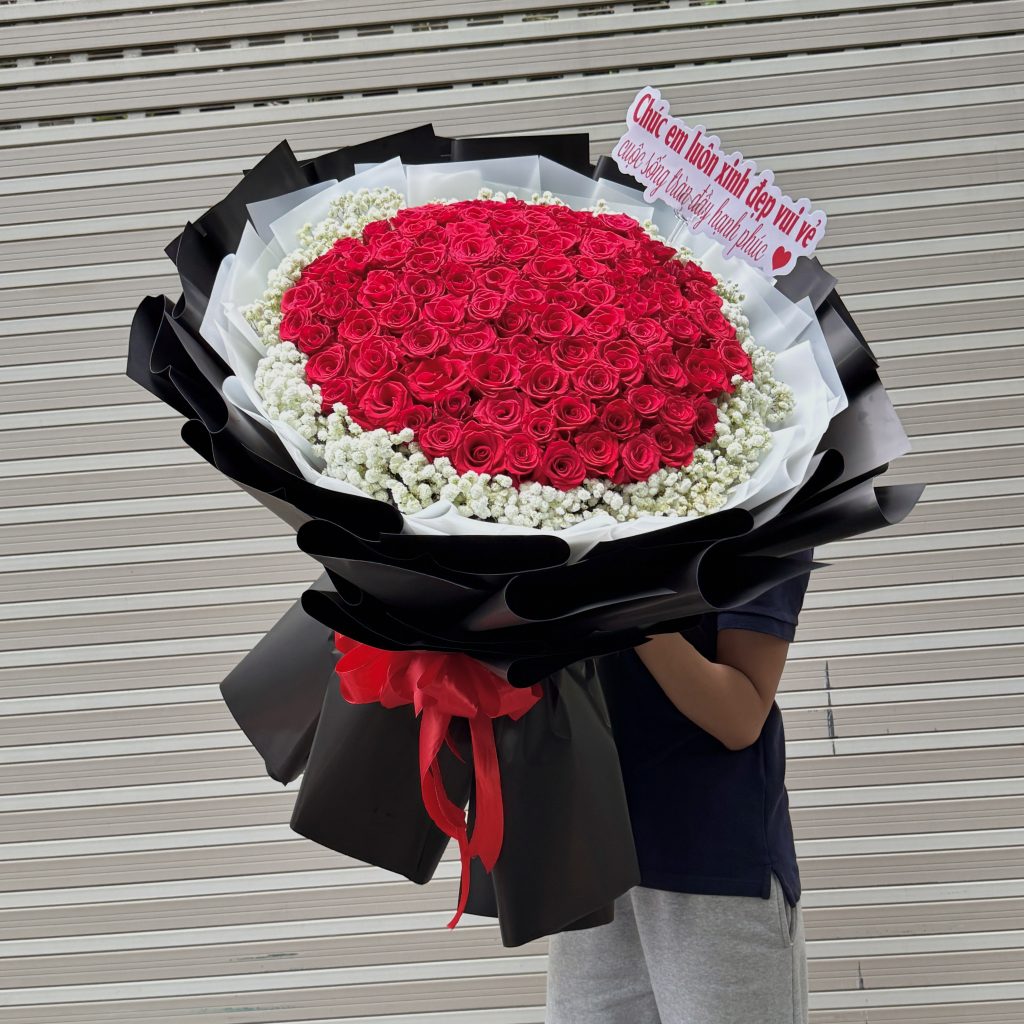 Bó hoa tình yêu - 99 Đoá Hồng - BH09 6 BH09 2