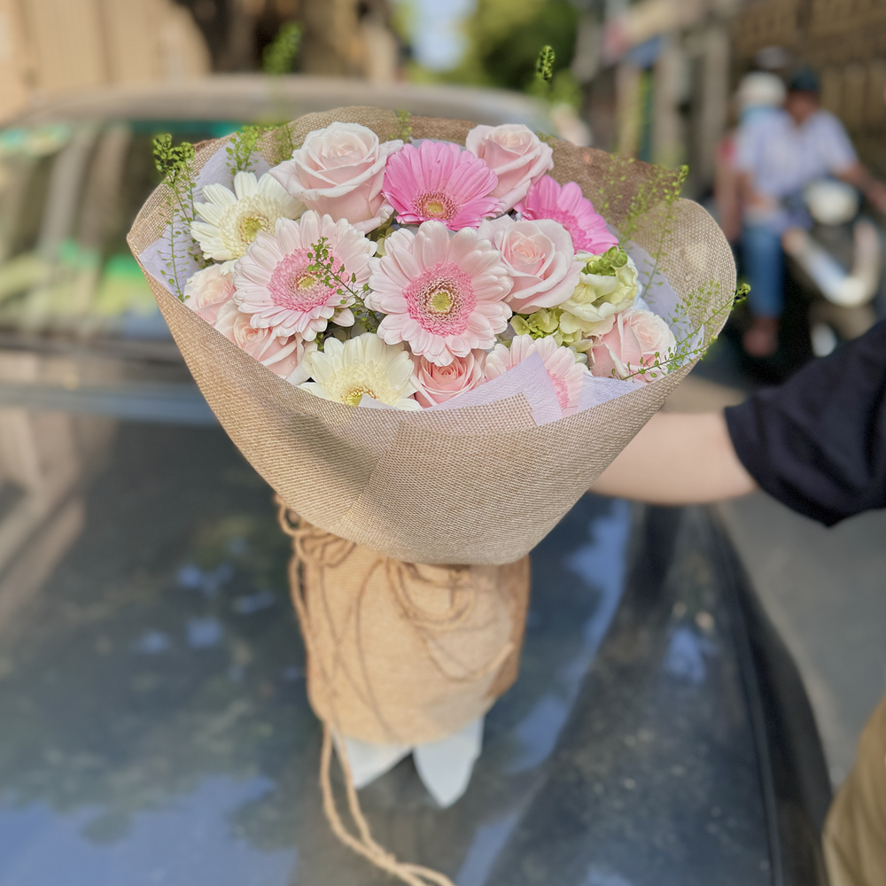 Bó hoa tươi - Happy Birthday 3 - BH057 6 BH60