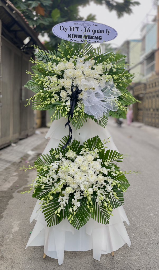 Kệ Hoa Chia Buồn - Chia Xa - CB012 6 CB012