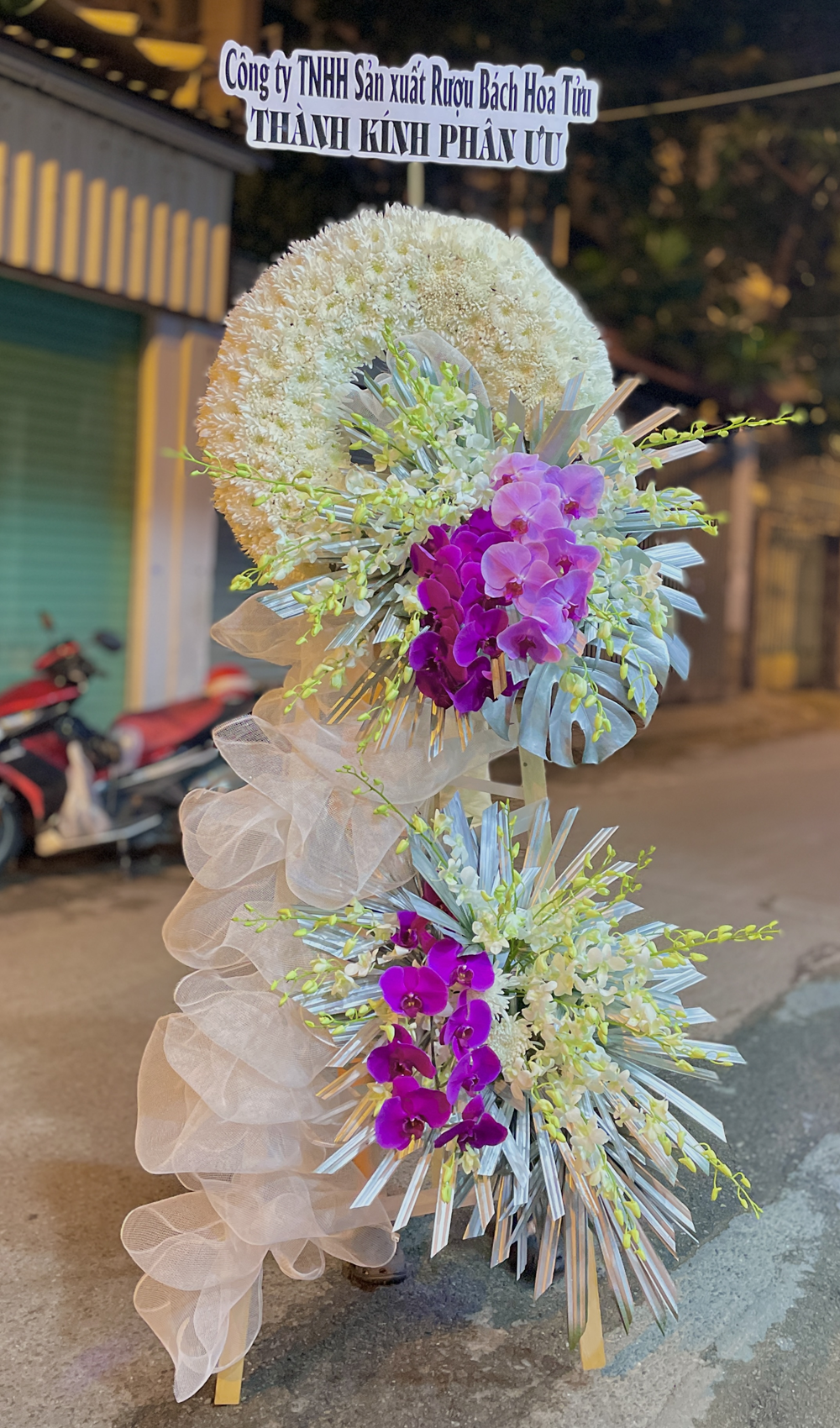 Kệ Hoa Chia Buồn - Giọt Lệ - CB016 1 CB016