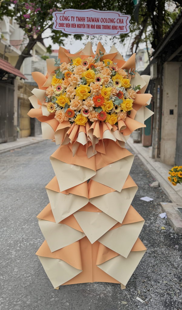 Kệ Hoa Chúc Mừng - Ánh Dương - KT011 6 CM11