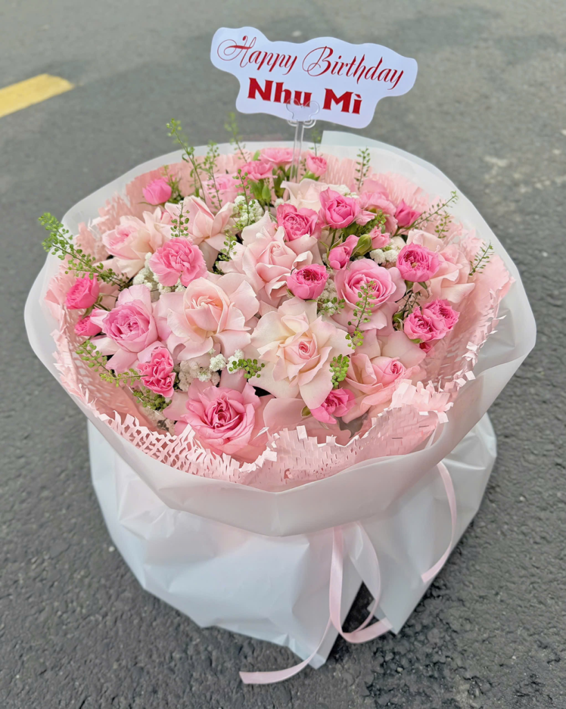 BÓ HOA TƯƠI TẶNG MẸ - ẤM ÁP MỘT VÒNG TAY - BH065 6 BH185AAAAA