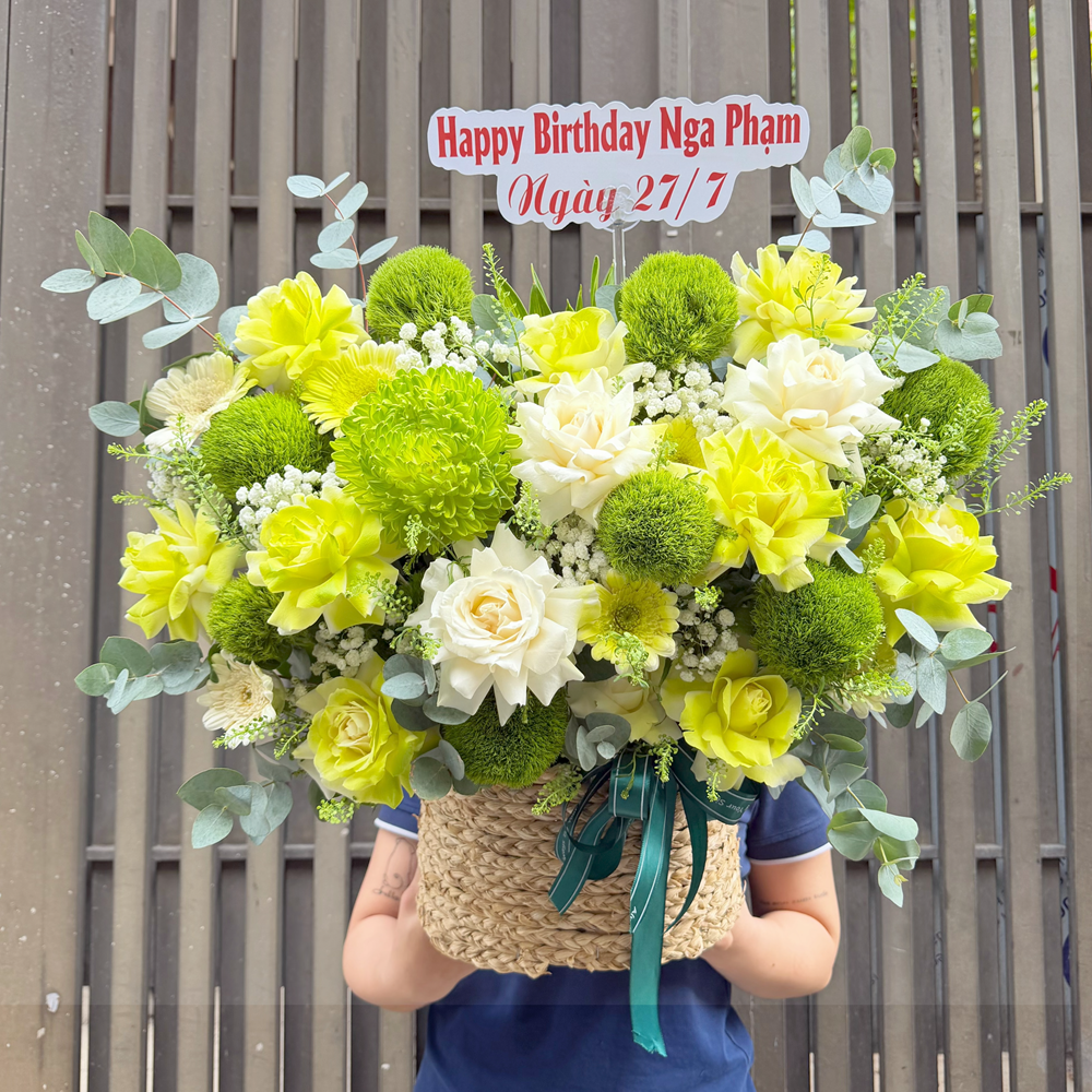 GIỎ HOA TƯƠI - AN LÀNH - GH077 6 GH077