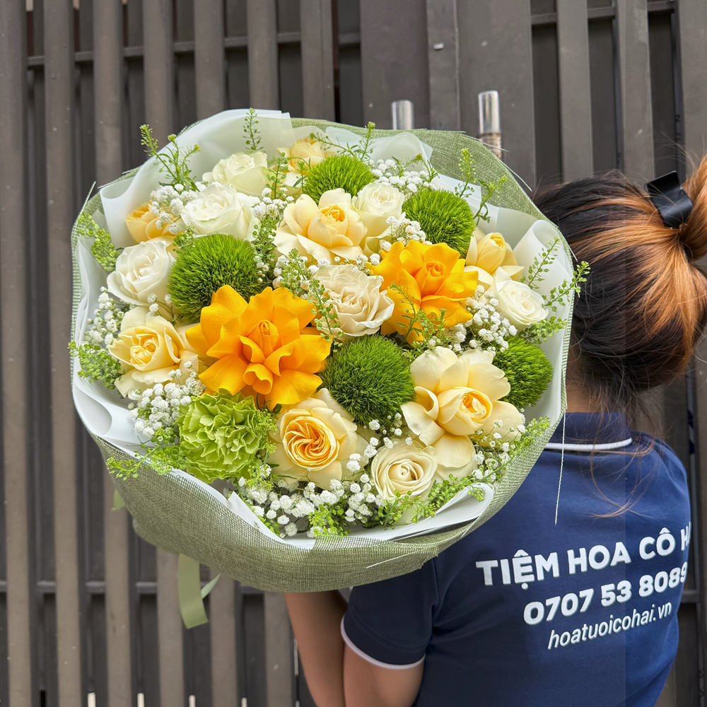 BÓ HOA TƯƠI - BAN MAI - BH086 9 BH086B