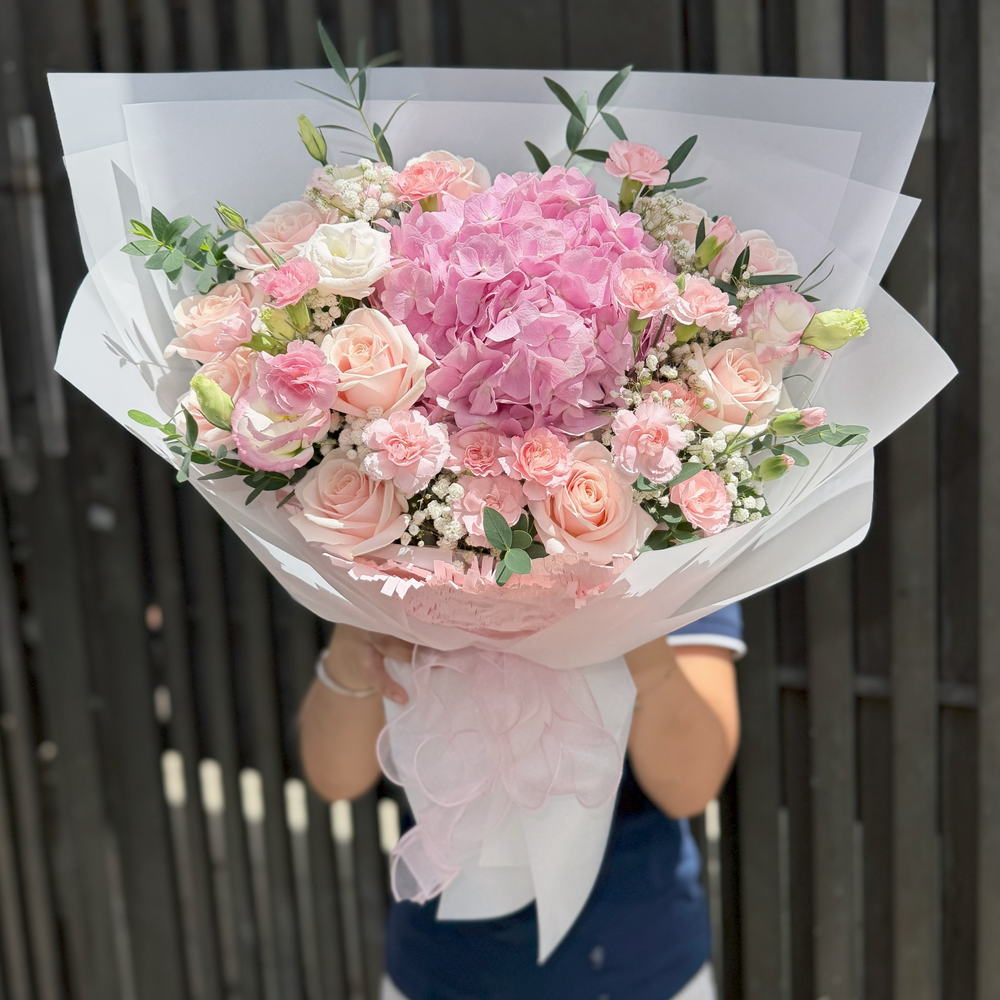BÓ HOA TÚ CẦU HỒNG - CÁNH ÉN - BH095 6 BH095