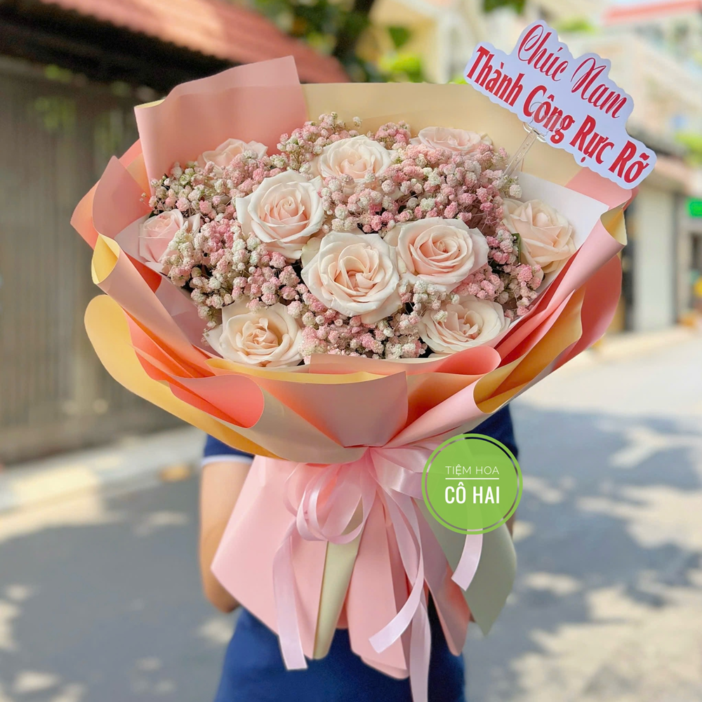 BÓ HOA HỒNG NHỎ XINH - YÊU ĐỜI - BH098 6 BH098