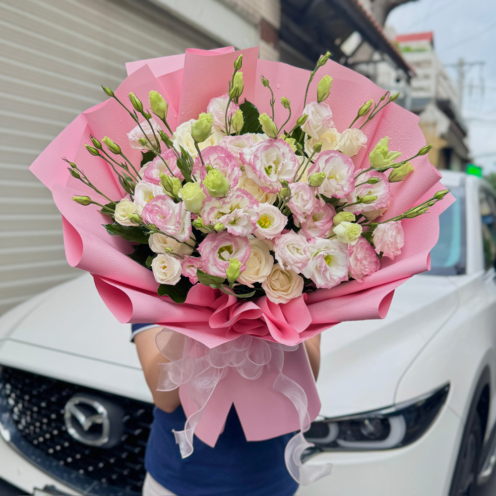 BÓ HOA CÁT TƯỜNG HỒNG - BH104 6 BH104