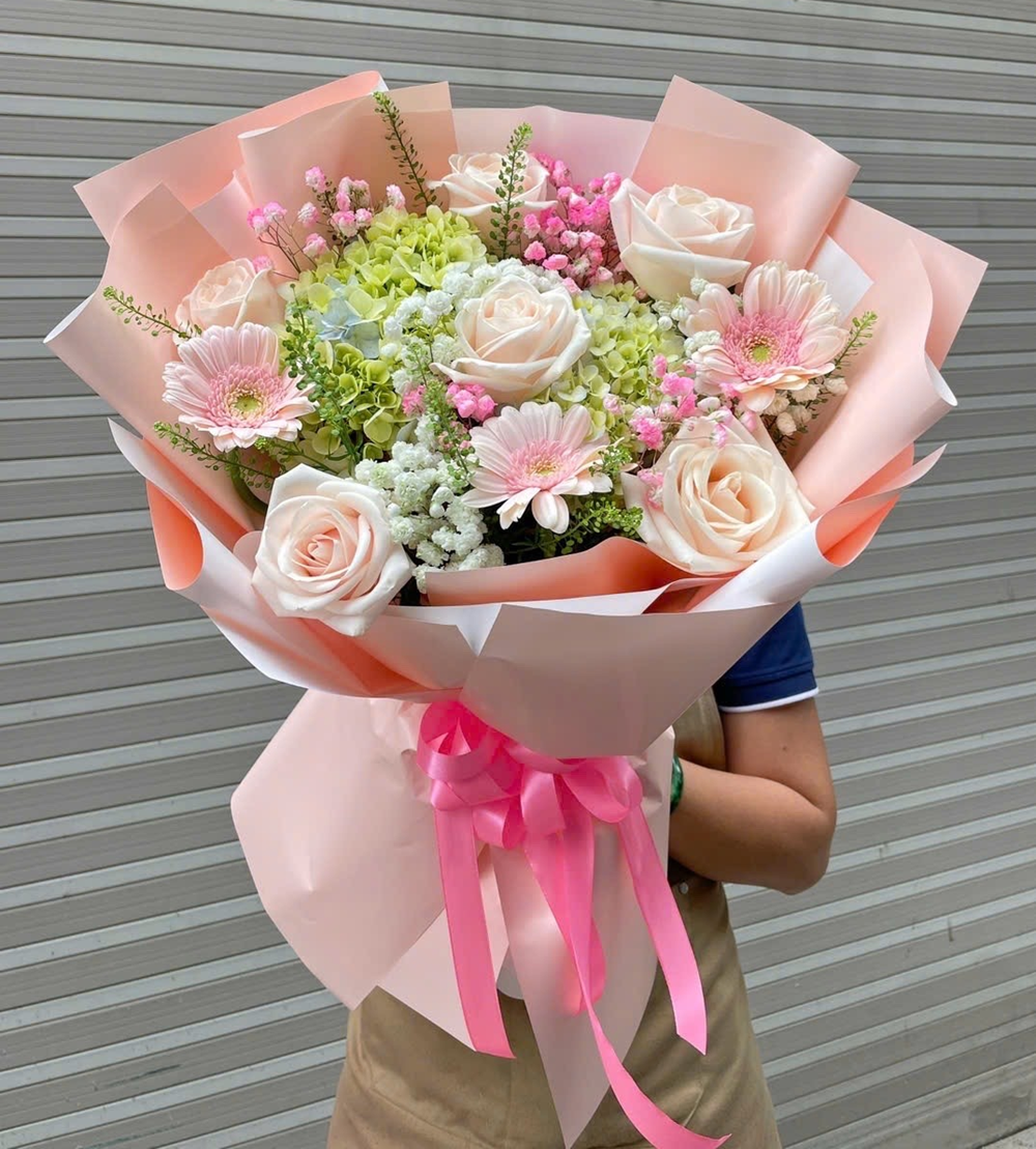 BÓ HOA NHỎ XINH - YÊU THƯƠNG - BH128 1 BH128