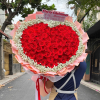 BÓ HOA HỒNG ĐỎ TRÁI TIM CẦU HÔN - BH143 3 BH143