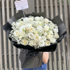 BÓ HOA HỒNG TRẮNG - MỘT MẢNH TÌNH SI - BH155 2 BH155