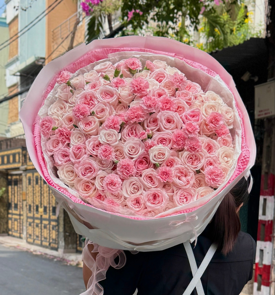 BÓ HOA HỒNG OHARA TO ĐẸP - MY GIRL - BH164 6 BH164A