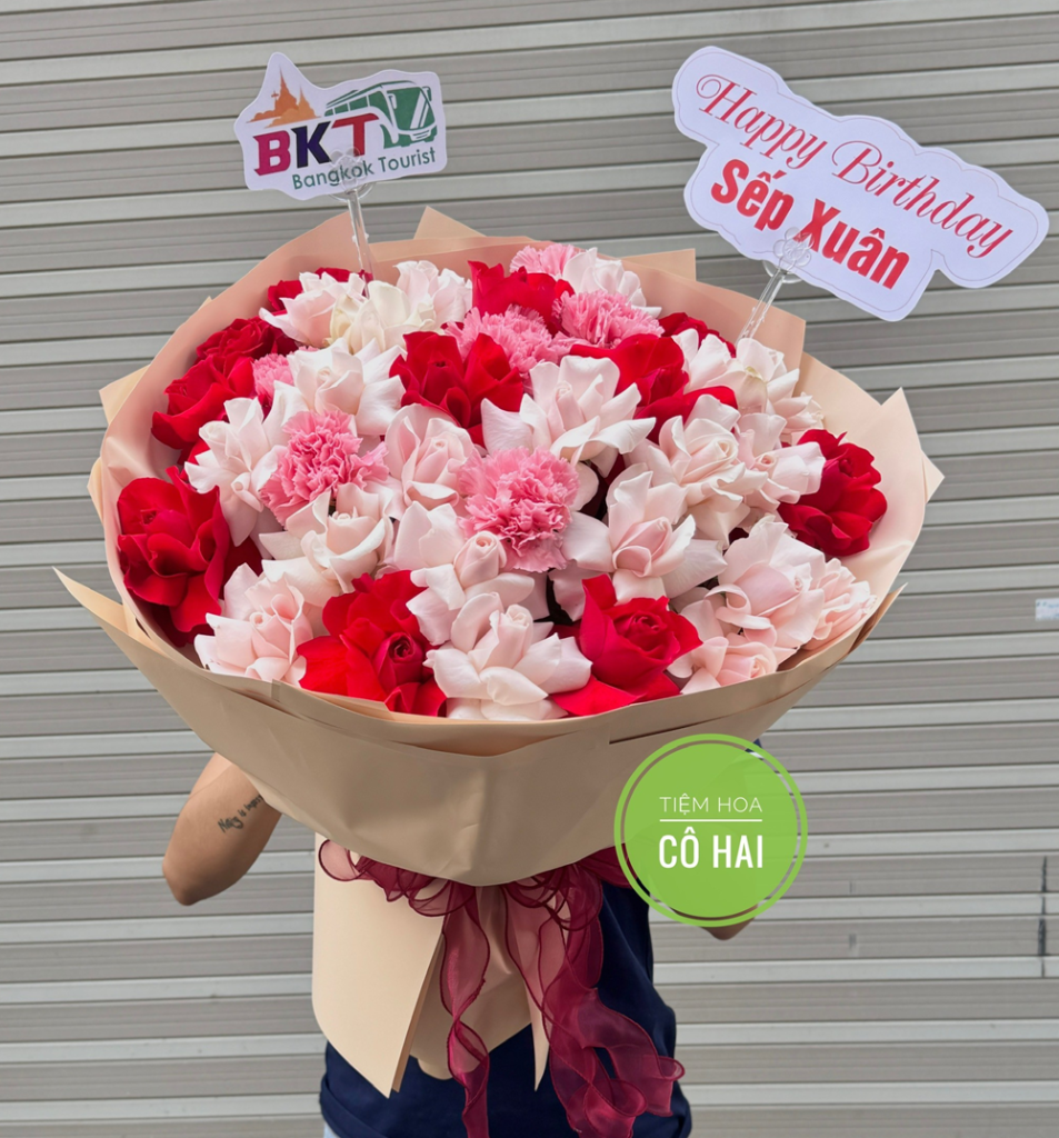 BÓ HOA TƯƠI - MIỀN ĐẤT HỨA - BH183 6 BH183