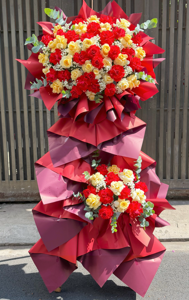 KỆ HOA CHÚC MỪNG - ÁNH MẶT TRỜI - CM025 6 CM025
