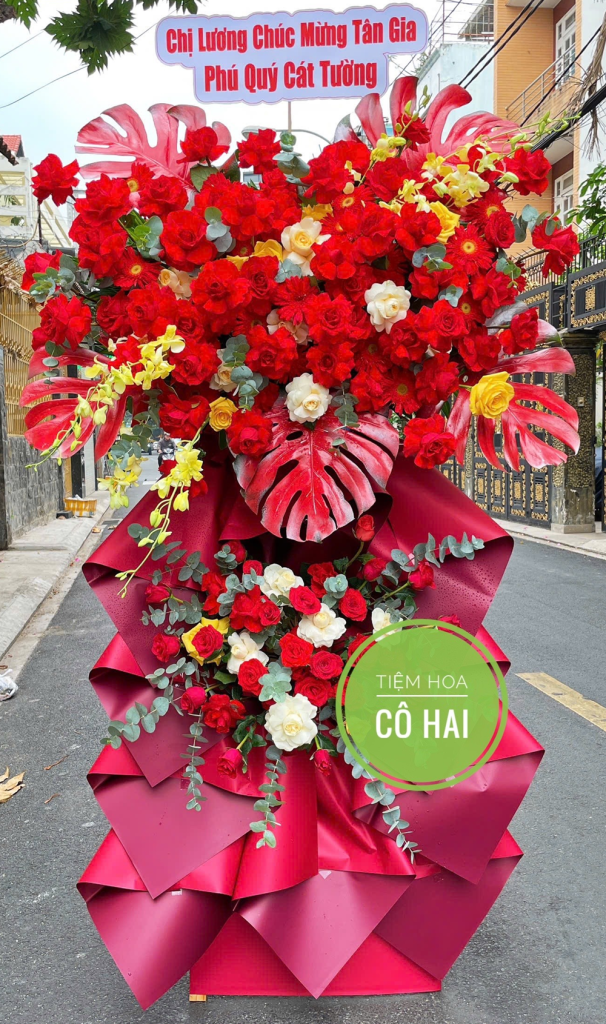 KỆ HOA CHÚC MỪNG - THUẬN BUỒM XUÔI GIÓ - CM028 6 CM28