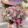 GIỎ HOA HỒNG ĐẸP - MÙA XUÂN NHO NHỎ - GH109 3 GH109