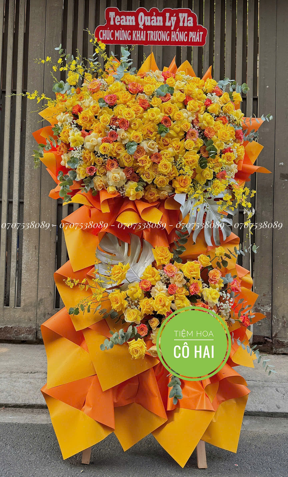 KỆ HOA CHÚC MỪNG TO HOÀNH TRÁNG - DẢI NGÂN HÀ - CM045 1 CM140